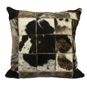 Nguni Cowhide Dark Pillow