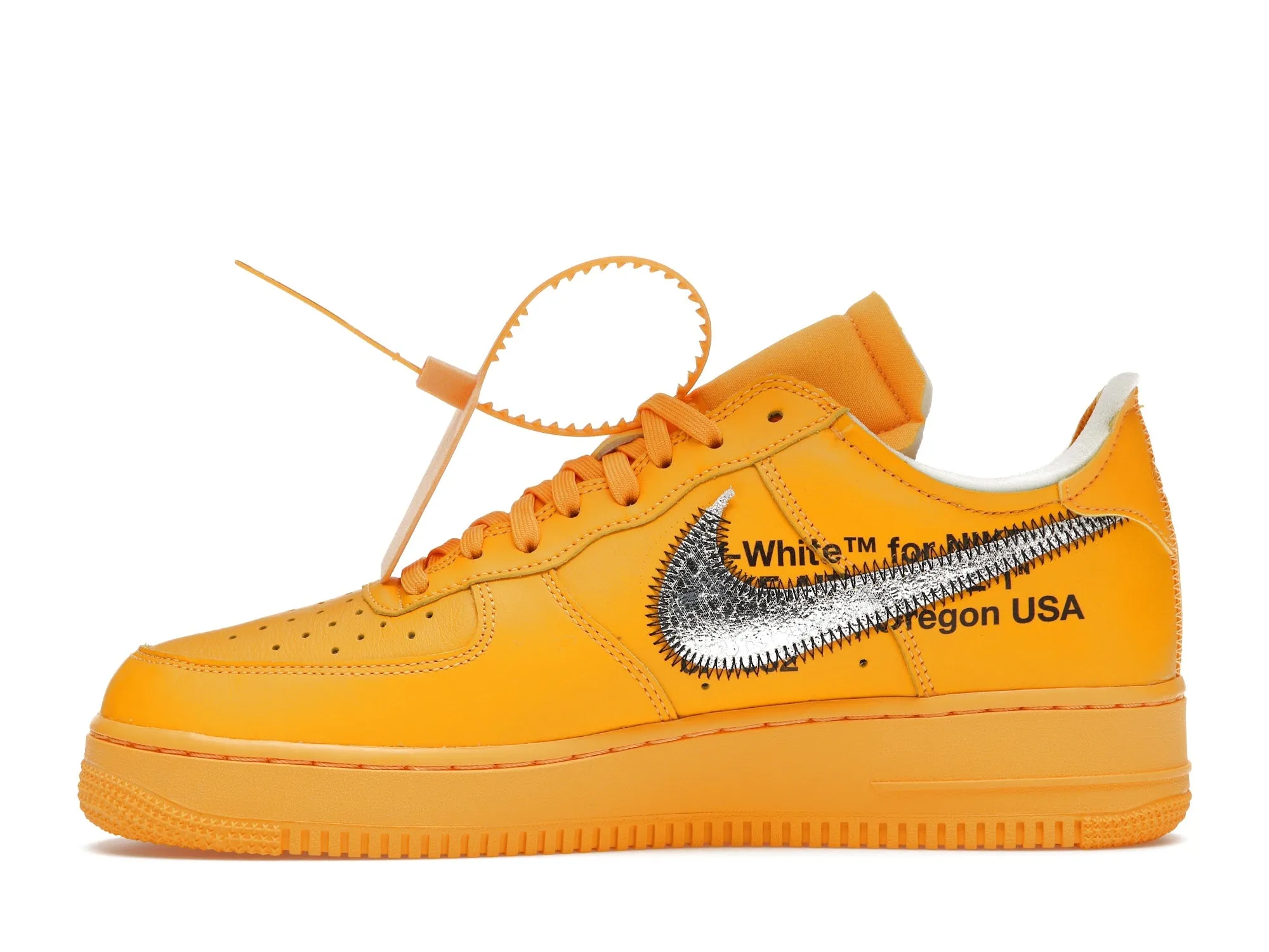 Nike Air Force 1 Low OFF-WHITE University Gold Metallic Silver