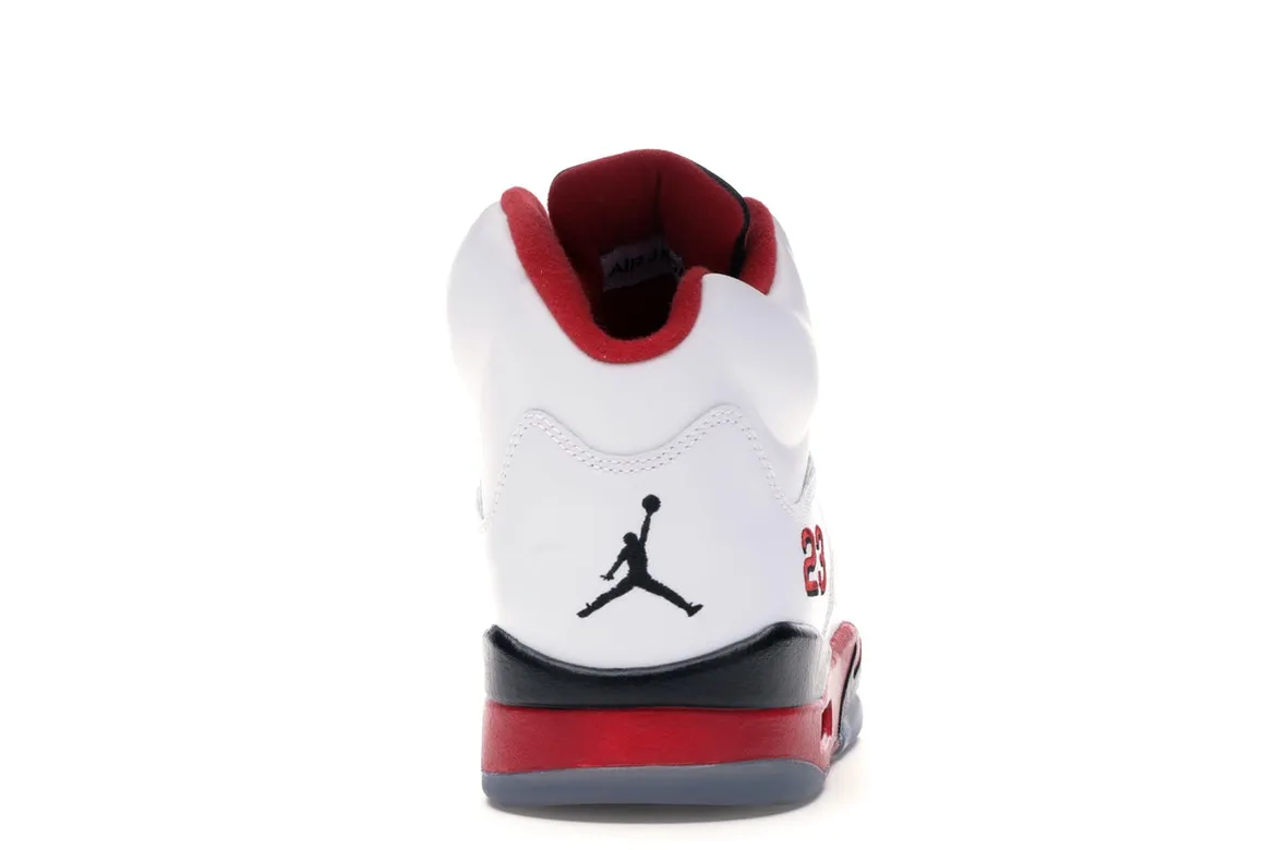 Nike Air Jordan Retro 5 Fire Red Black Tongue