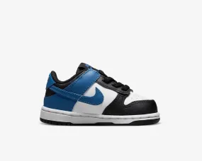 Nike Dunk Low Black White Blue (TD)