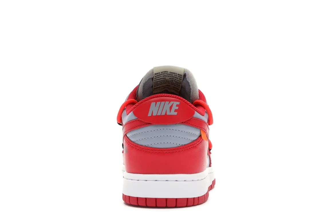 Nike x Off White Dunk Low "University Red"