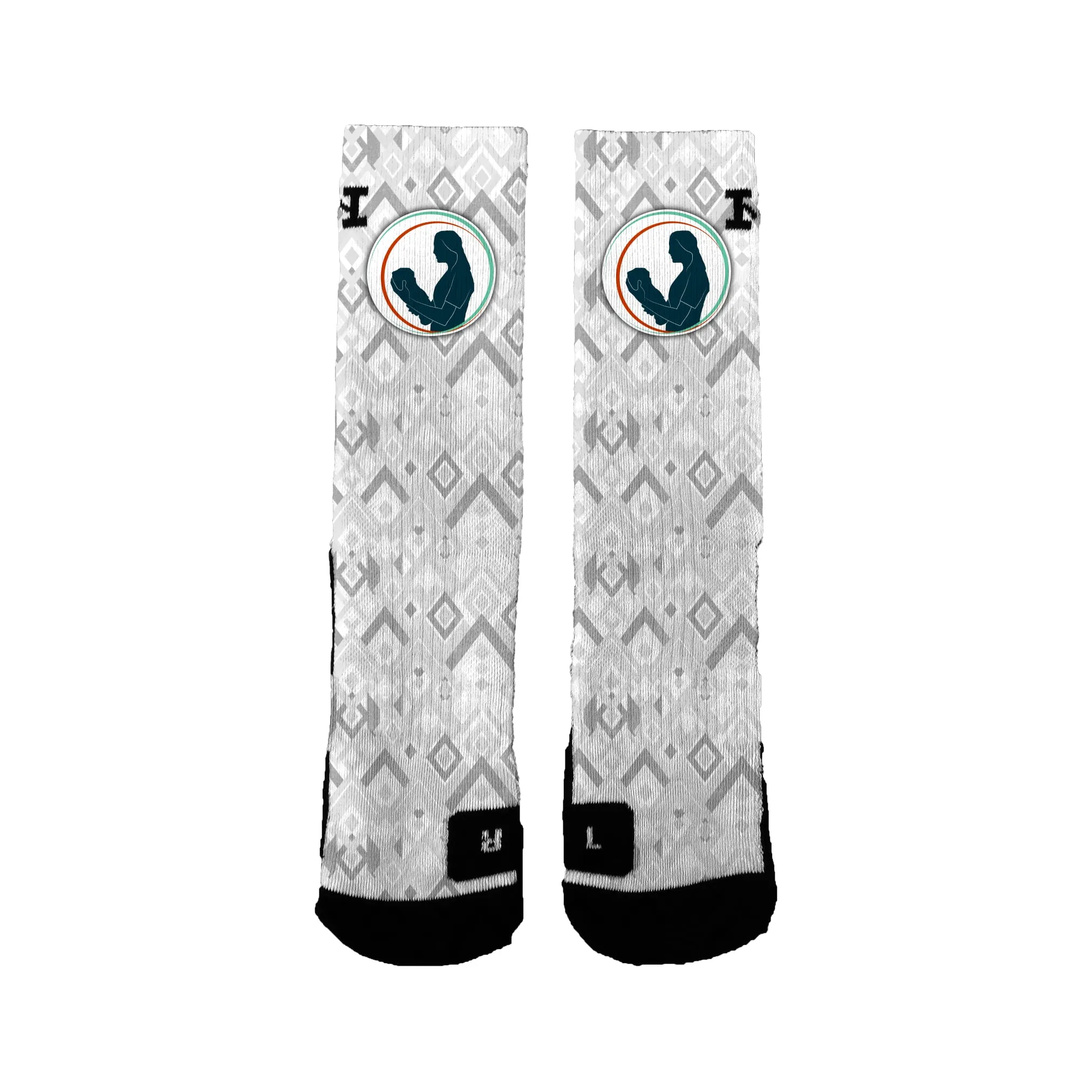 Oregon Acnm Foundation Basic Geo Socks