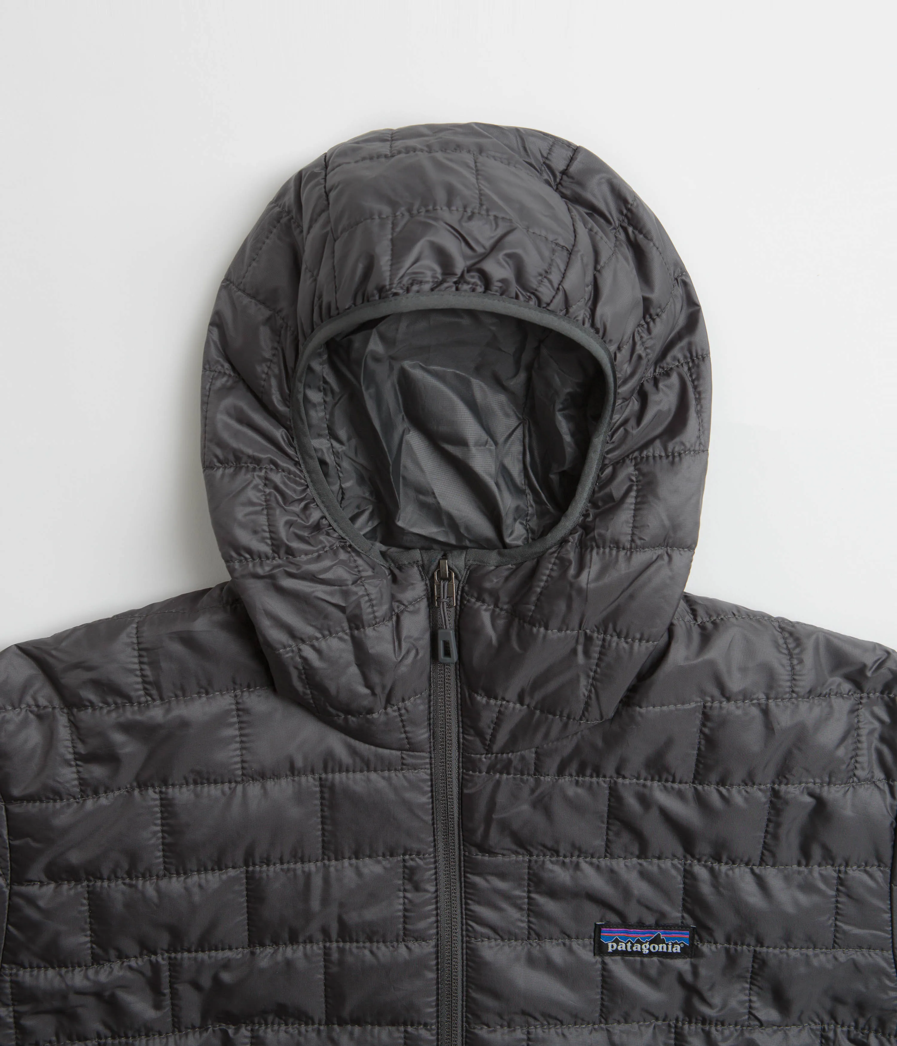 Patagonia Nano Puff Hooded Jacket - Forge Grey