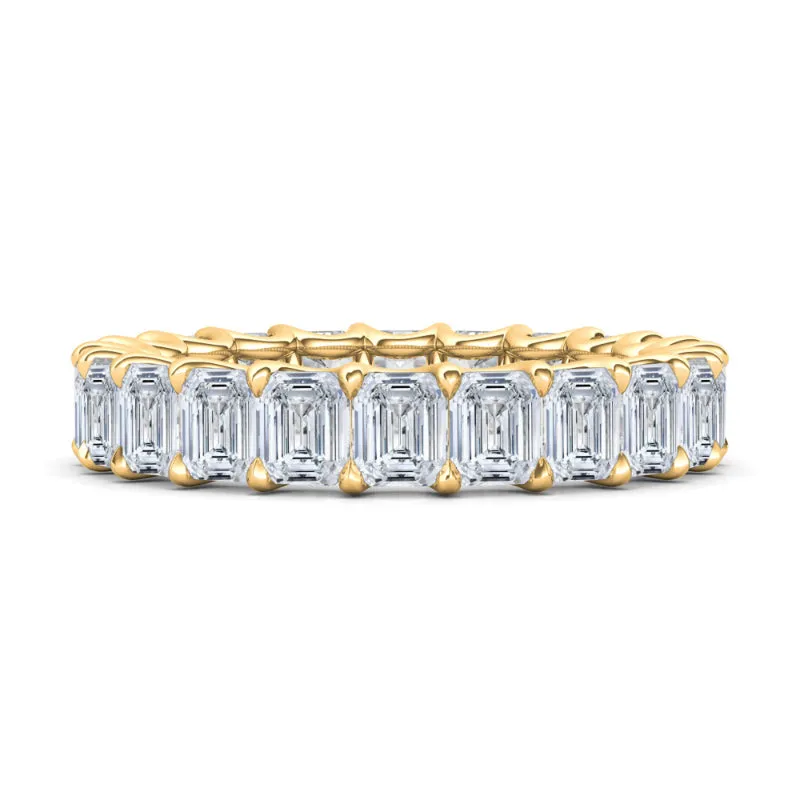 Petite Emerald Cut Diamond Eternity Band