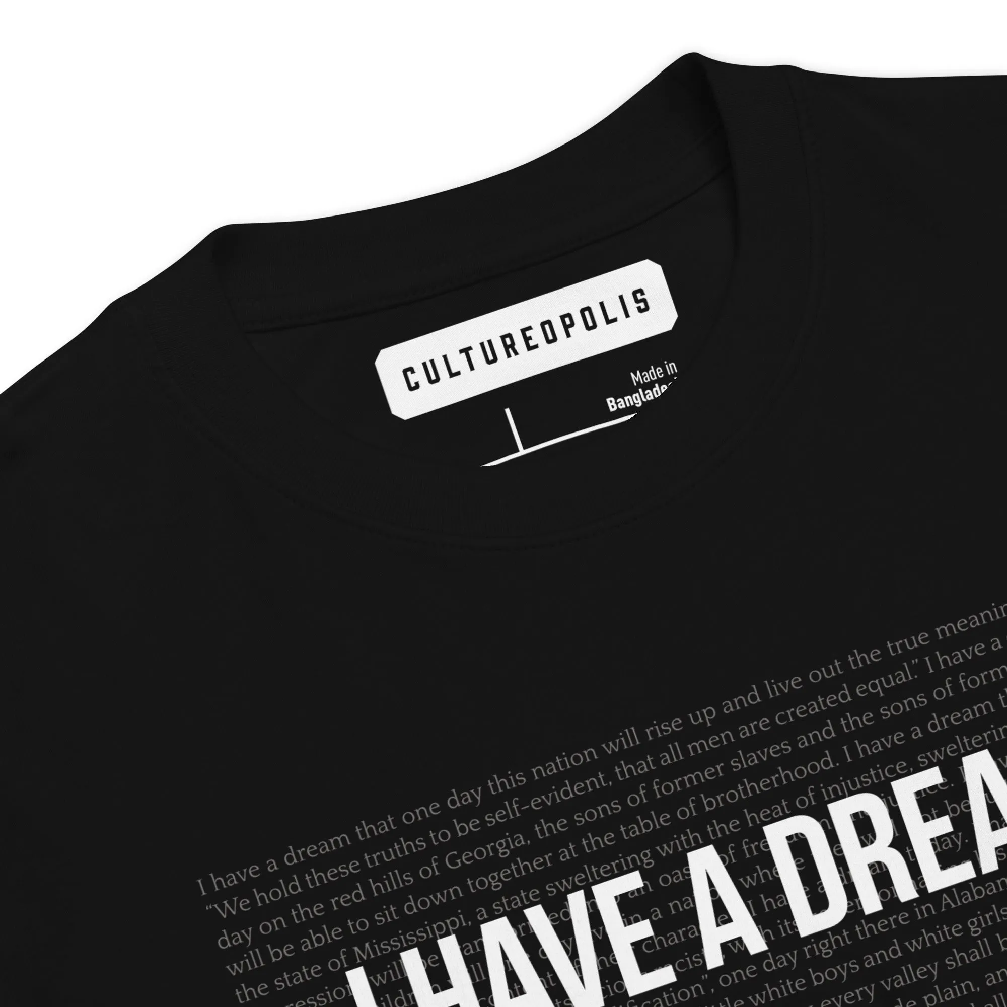 Premium Heavyweight T-Shirt – MLK I Have a Dream