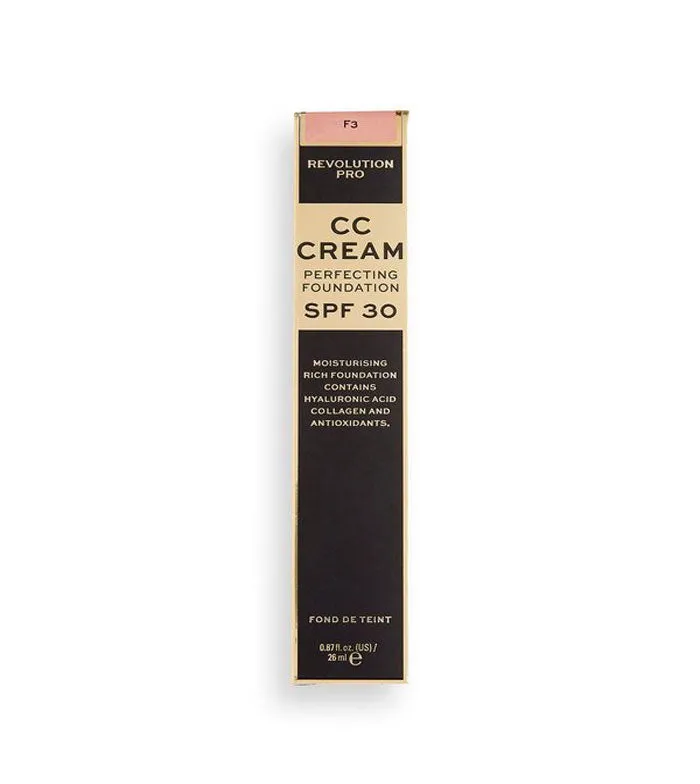 Revolution Pro - CC Cream Perfecting Foundation SPF 30 - F3