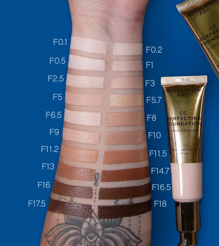 Revolution Pro - CC Cream Perfecting Foundation SPF 30 - F8