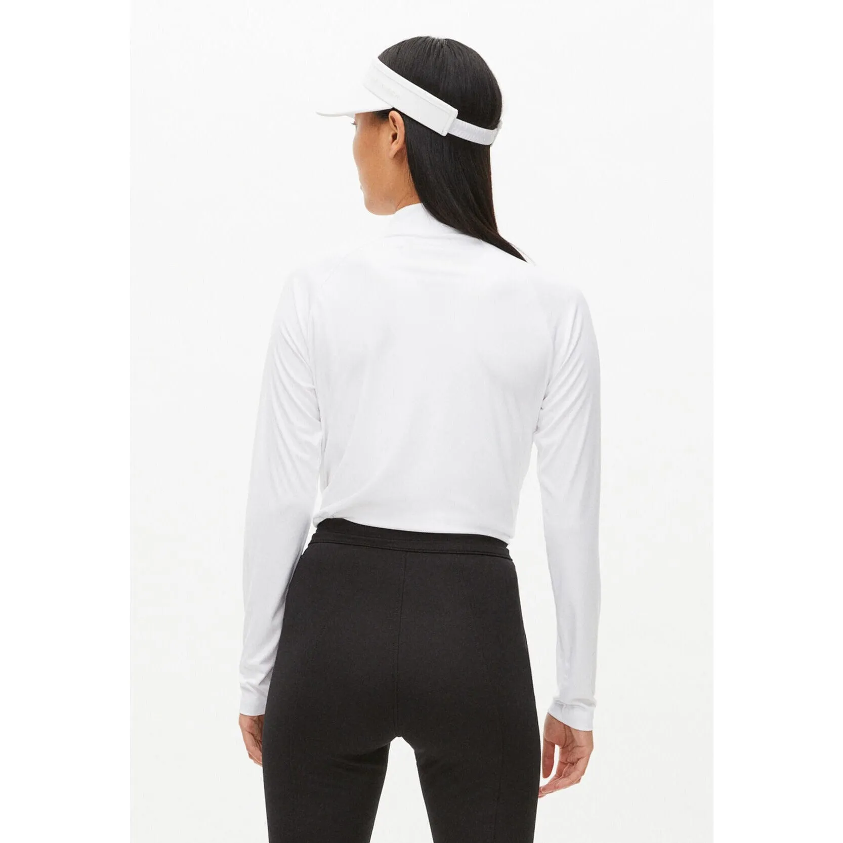 Rohnisch polo Adison long sleeve Blanc