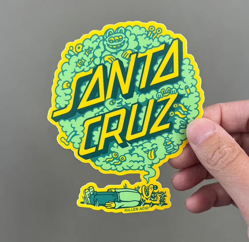 Santa Cruz Puff Dot Sticker