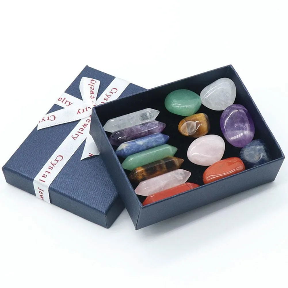 Seven Chakra Gift Box Healing Stones