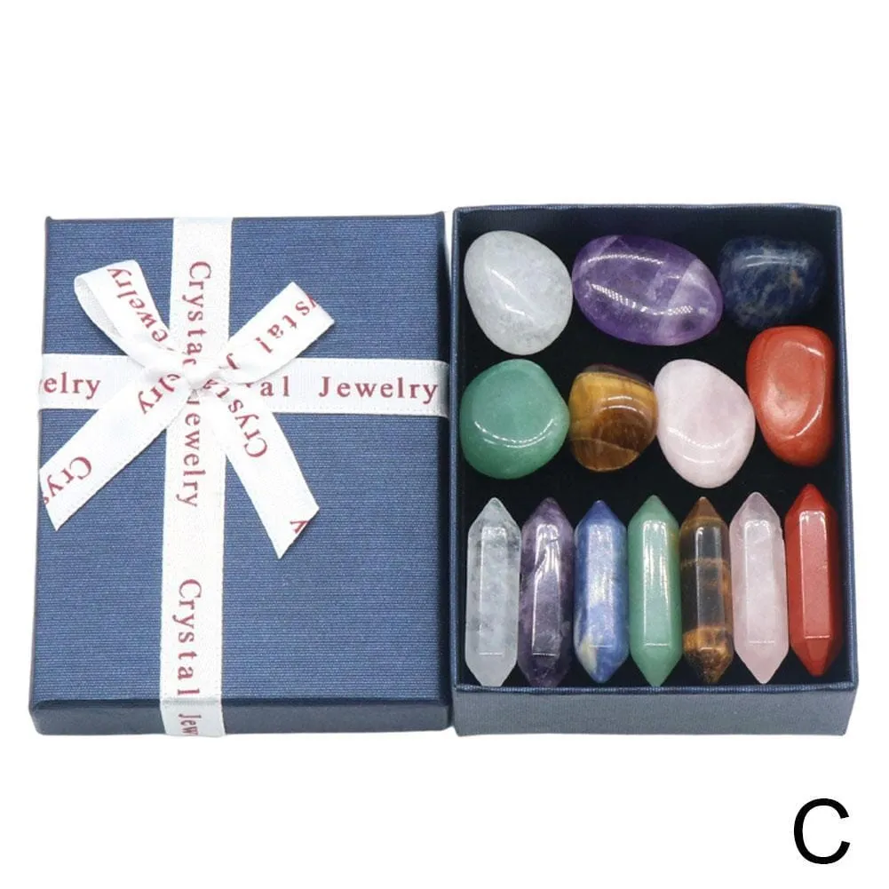 Seven Chakra Gift Box Healing Stones