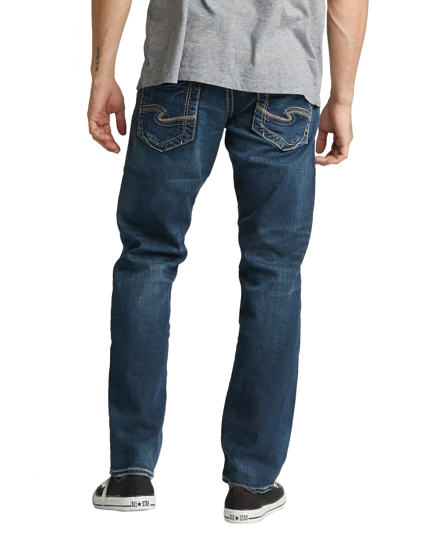 'Silver Jeans' Men's Eddie - Dark Wash Indigo Denim