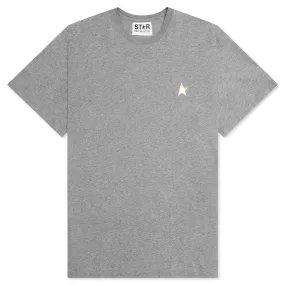 Star M's Regular T-Shirt - Melange Grey/Gold