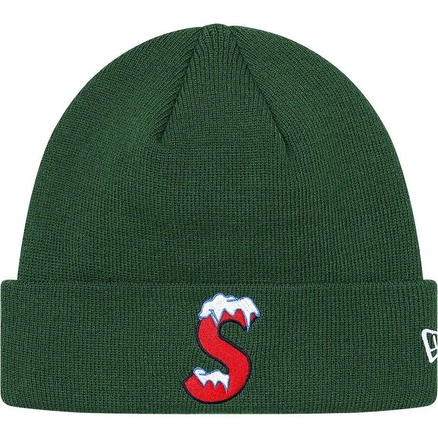 Supreme New Era S Logo Beanie (Green)