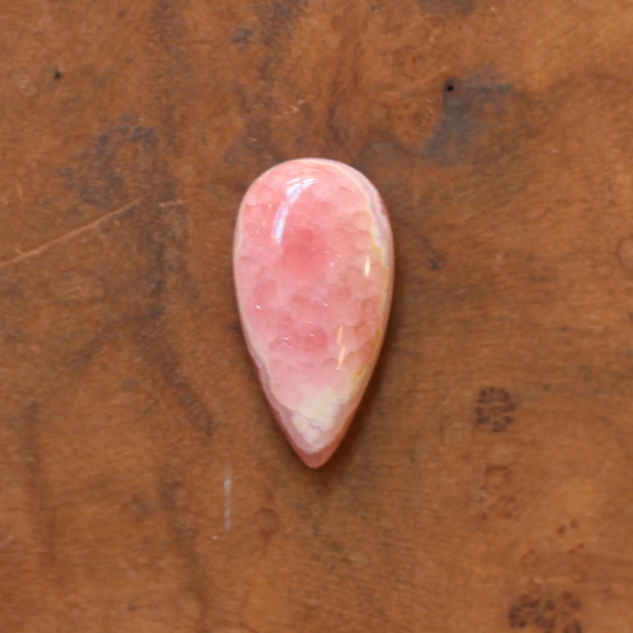 Sweetheart Pendant - Rhodochrosite Pendant - Silversmith Pendant - Sterling Silver