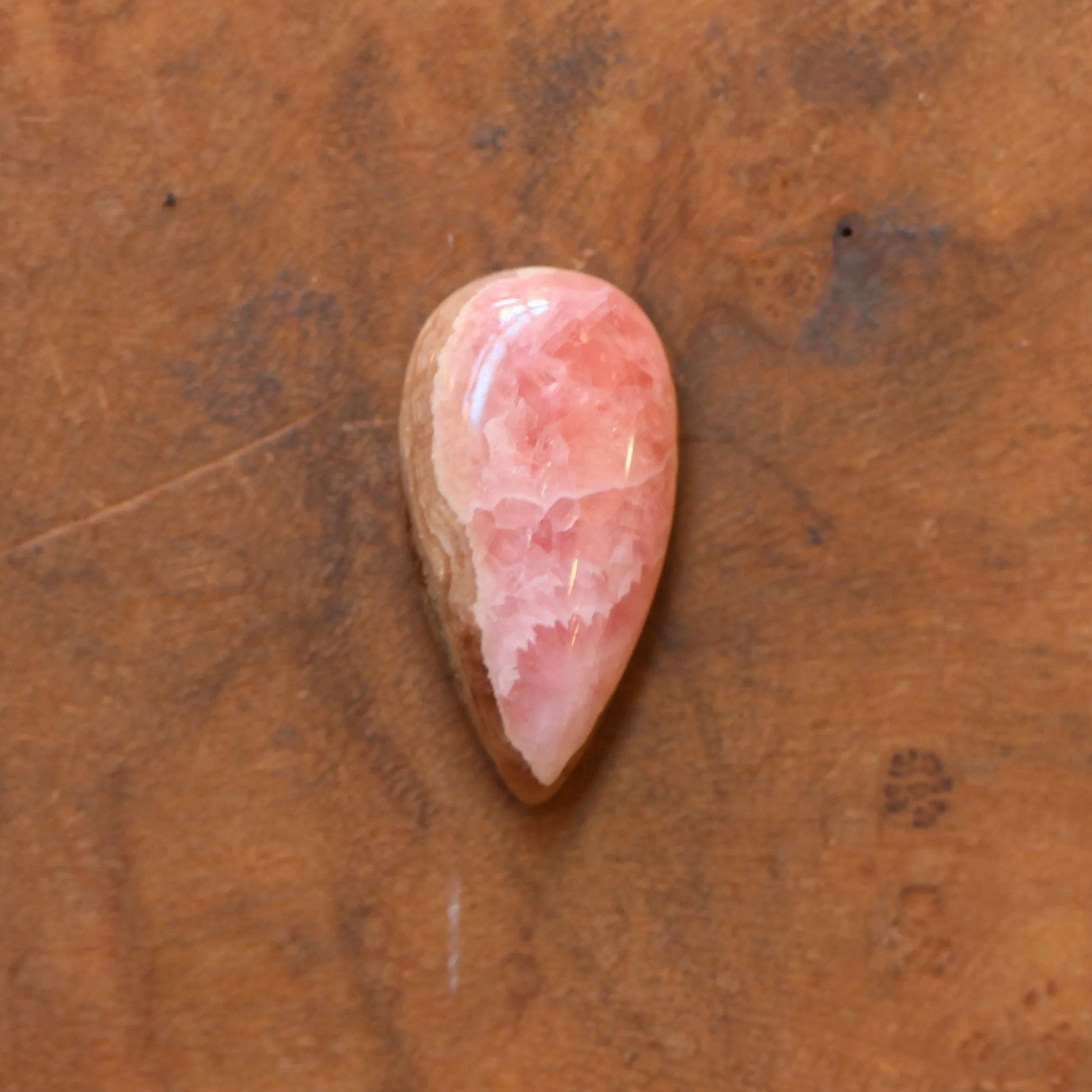 Sweetheart Pendant - Rhodochrosite Pendant - Silversmith Pendant - Sterling Silver