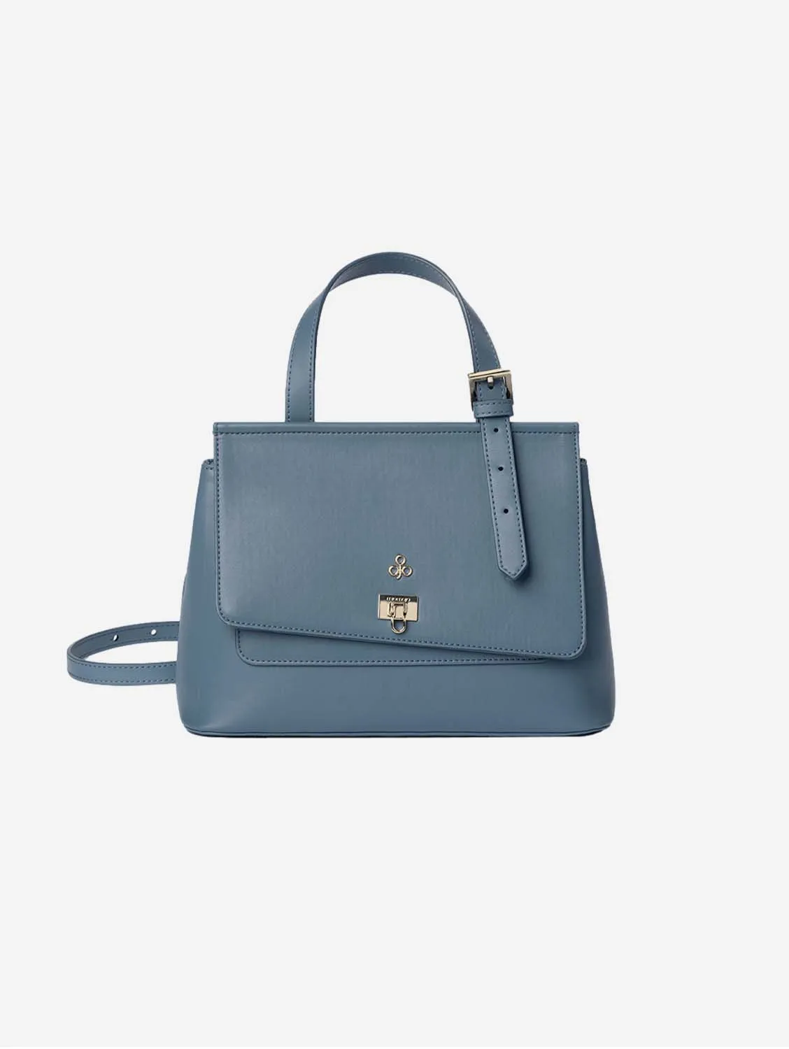 Tecla S Vegan Corn Leather Mini Handbag | Sky