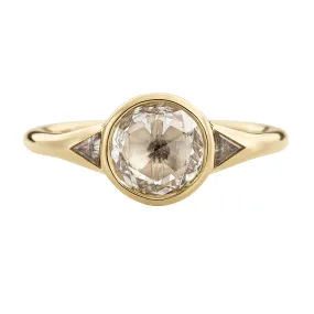 Terra Rose Cut Diamond Engagement Ring