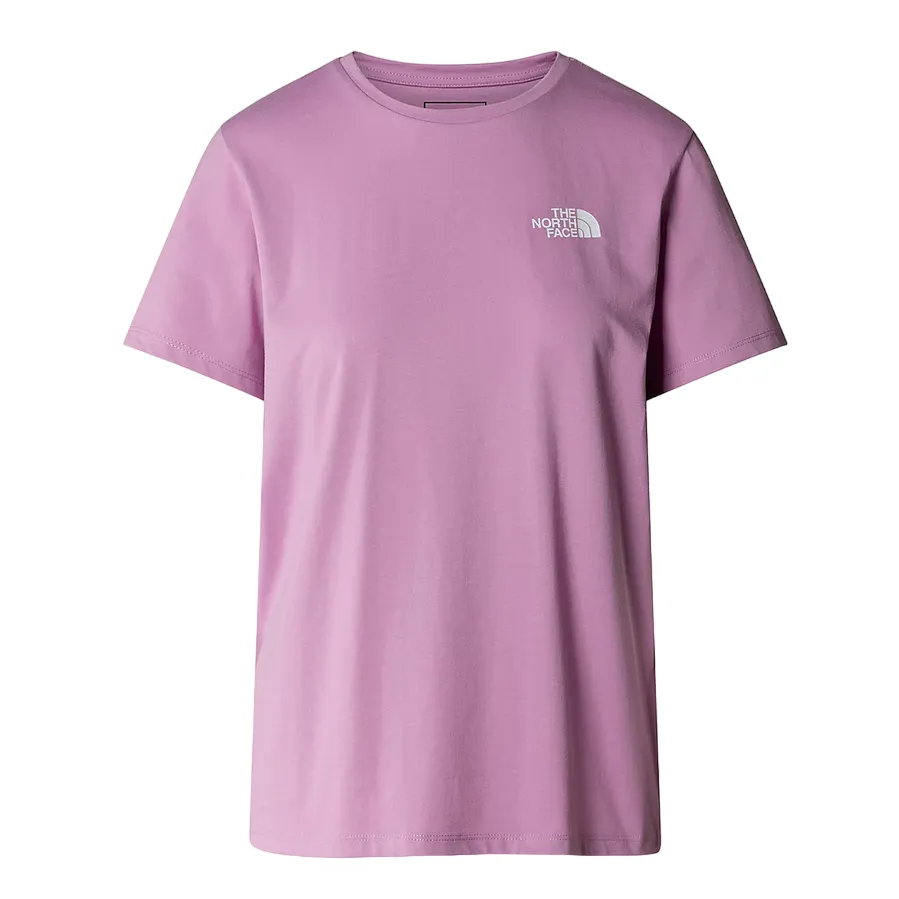 The north Face women's short sleeve t-shirt Foundation Mountain NF0A882VPO2 purple