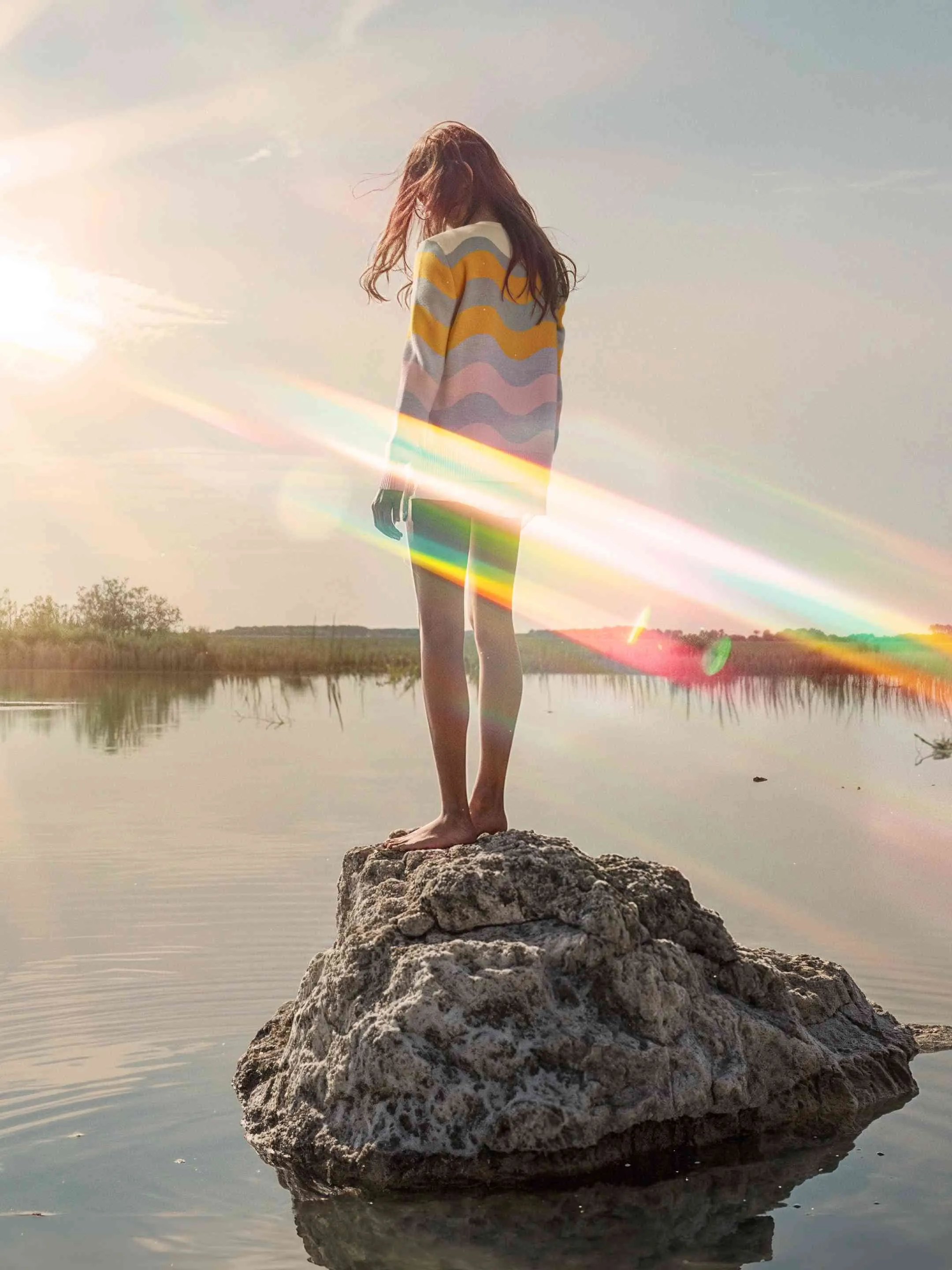 The Wave Cardigan - Sunflower Yellow