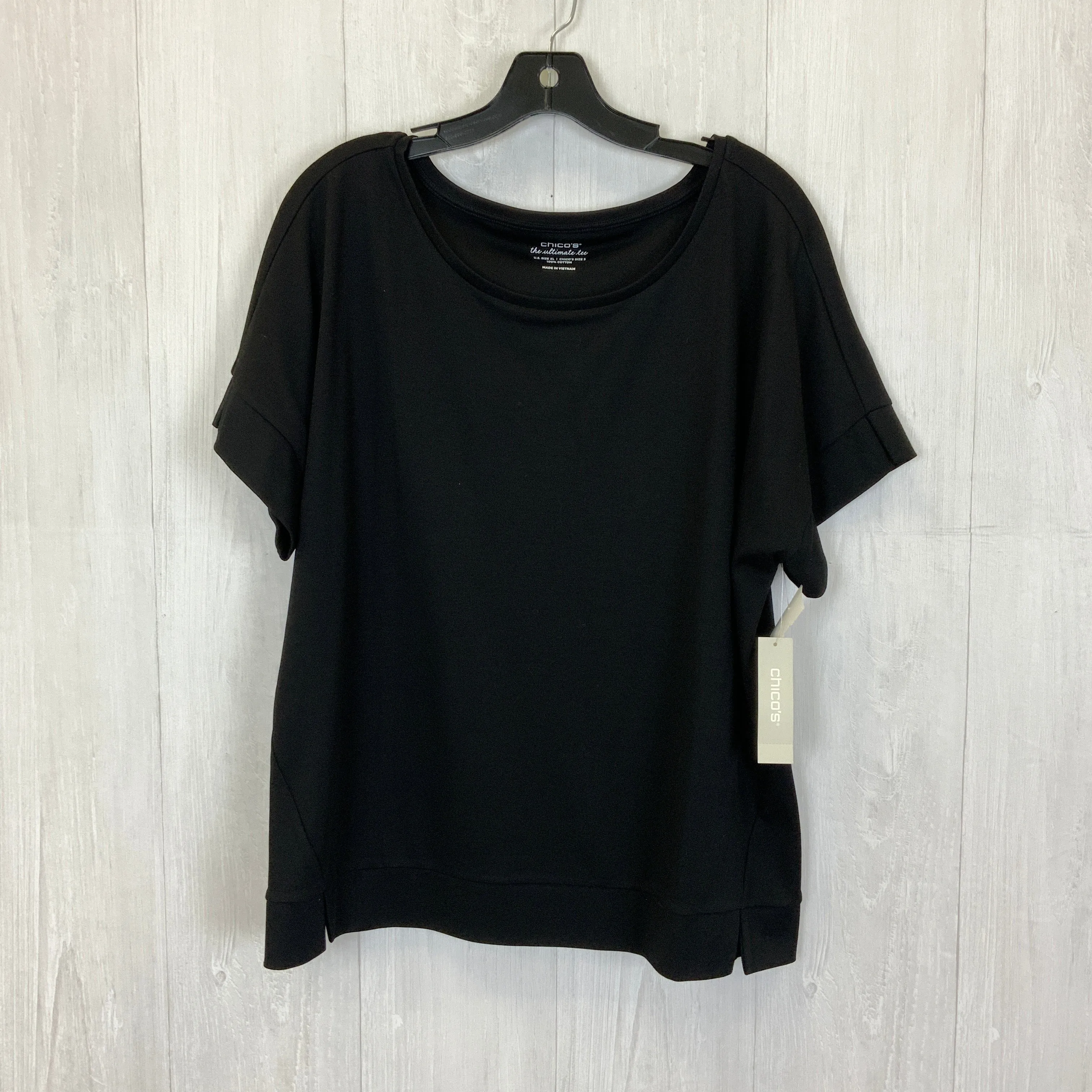 Top Short Sleeve Basic By Chicos  Size: Xl