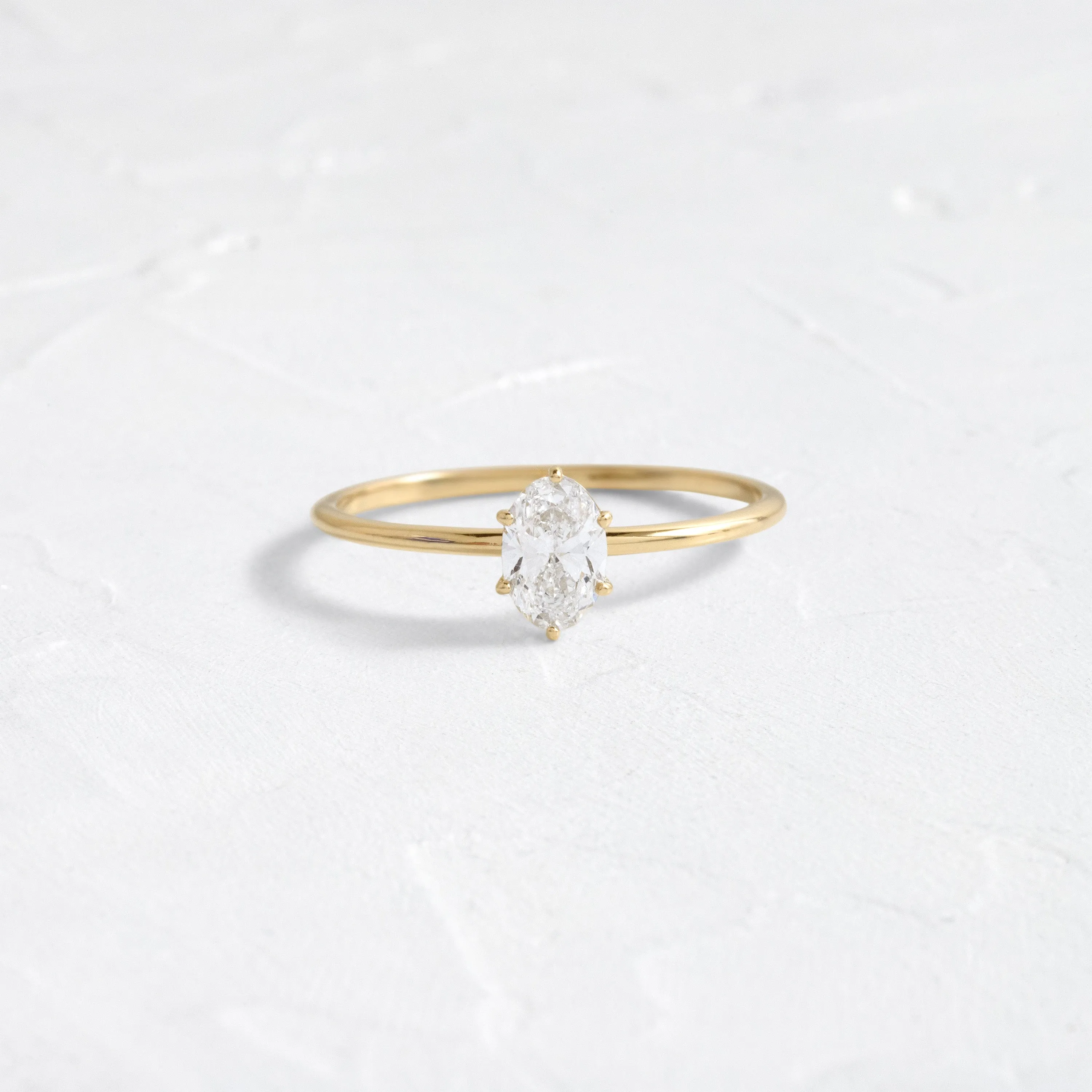 Whisper Ring, 0.35ct. Oval Cut