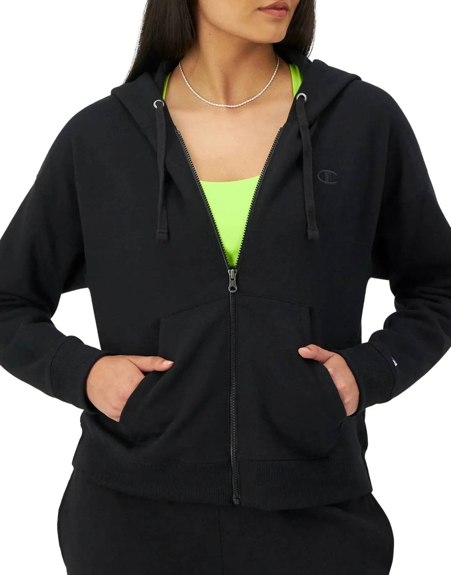 Women's C Logo Powerblend Zip-Up Hoodie