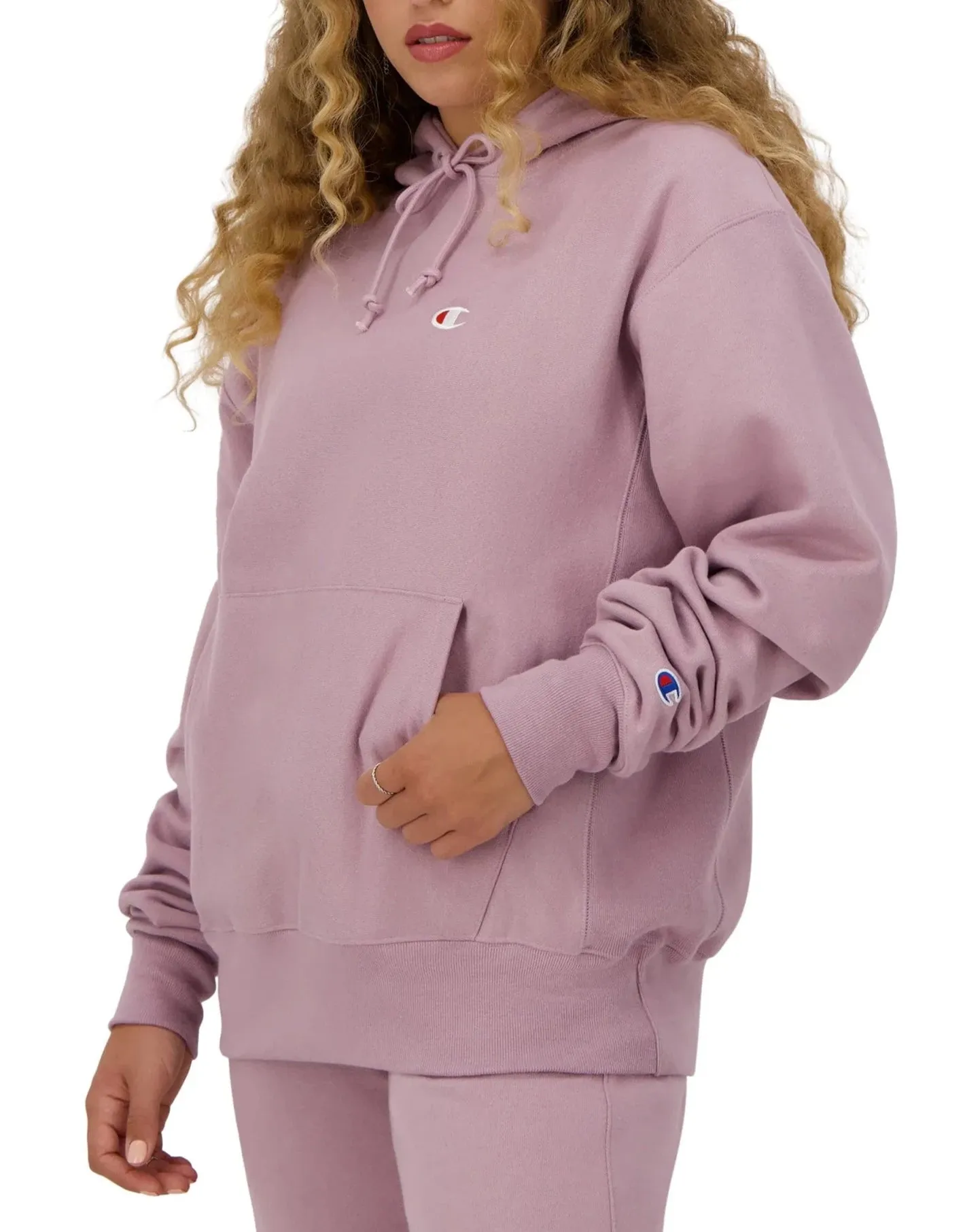 Women's C Logo Reverse Weave Oversized Hoodie