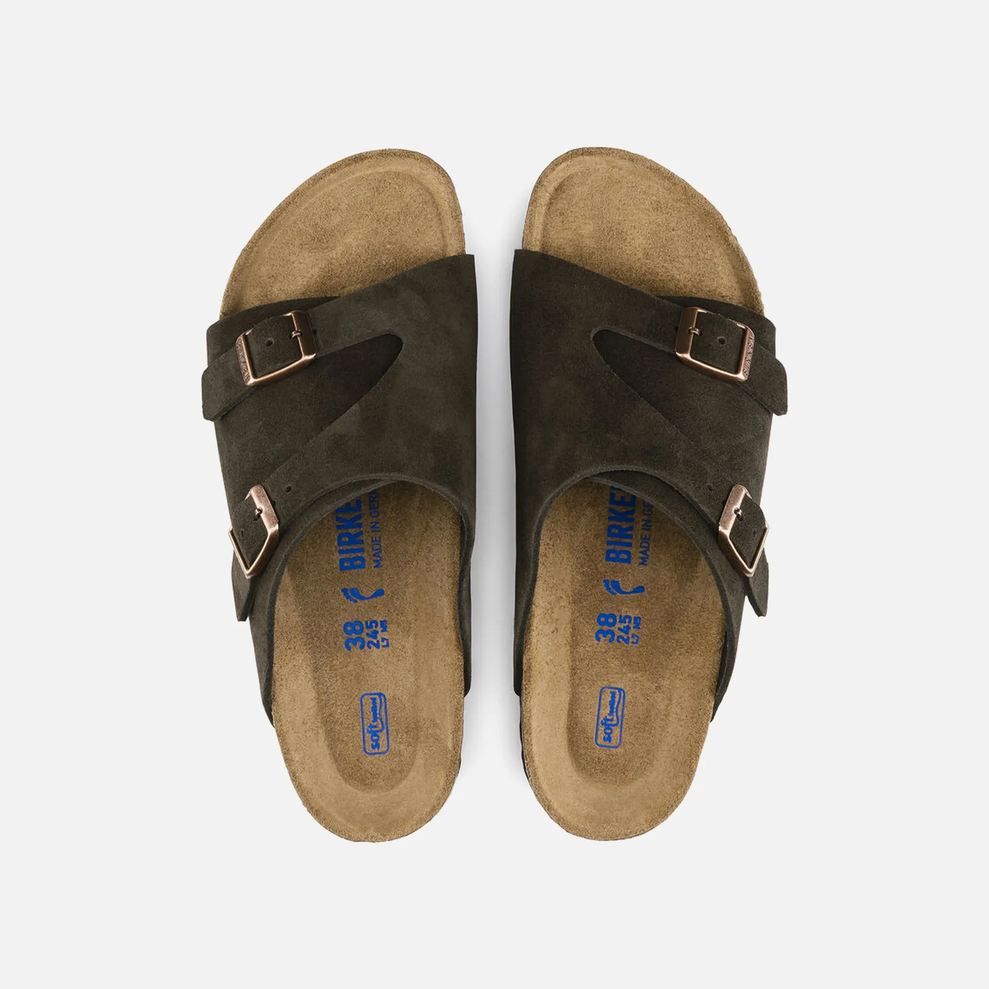 Zürich Soft Footbed - Mocha Suede